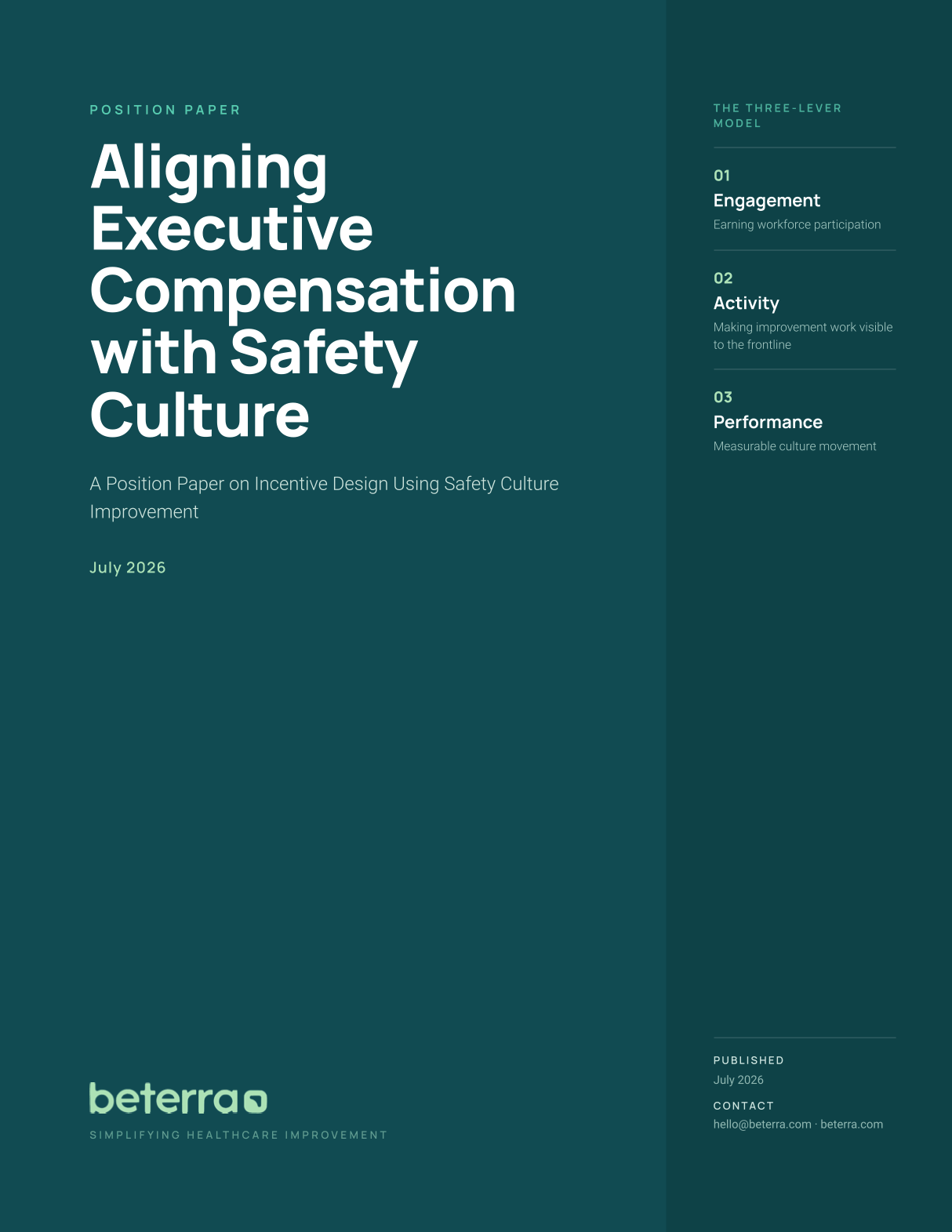 Aligning Executive Compensation with Safety Culture