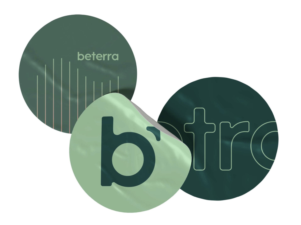 Beterra brand stickers
